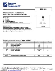 MS1649 datasheet pdf Microsemi