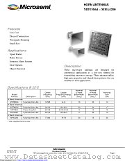 MHA4200 datasheet pdf Microsemi