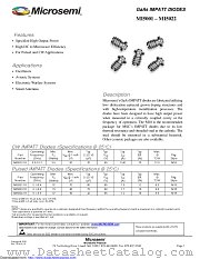 MI5001 datasheet pdf Microsemi