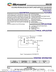 NX4108CZ1TR datasheet pdf Microsemi