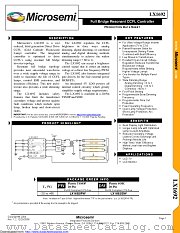 LX1692IPW datasheet pdf Microsemi