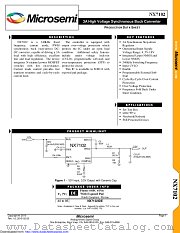 NX7102 datasheet pdf Microsemi