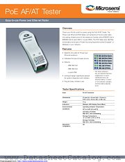 PD-AFAT-TESTER datasheet pdf Microsemi