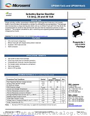 UPS5819E3 datasheet pdf Microsemi