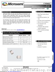 UX9401F datasheet pdf Microsemi