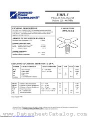 UMIL3 datasheet pdf Microsemi