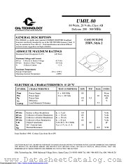 UMIL80 datasheet pdf Microsemi