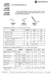 MV1808B datasheet pdf Motorola