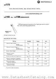 2N1188 datasheet pdf Motorola