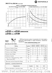 2N2153 datasheet pdf Motorola