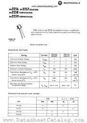 2N2257 datasheet pdf Motorola
