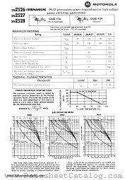 2N2528 datasheet pdf Motorola