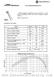 2N2929 datasheet pdf Motorola