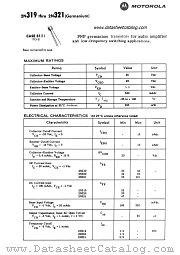 2N321 datasheet pdf Motorola