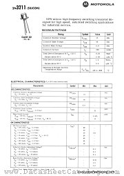 2N3211 datasheet pdf Motorola