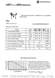 2N3312 datasheet pdf Motorola