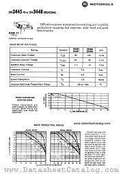 2N3448 datasheet pdf Motorola