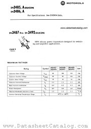 2N3492 datasheet pdf Motorola