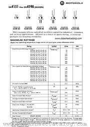 2N4167 datasheet pdf Motorola