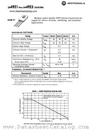 2N4921 datasheet pdf Motorola