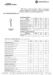 2N5219 datasheet pdf Motorola