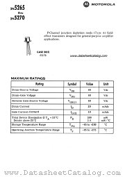 2N5265 datasheet pdf Motorola