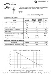2N5339 datasheet pdf Motorola