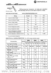 2N655 datasheet pdf Motorola
