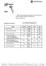 2N995 datasheet pdf Motorola