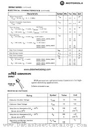 2N963 datasheet pdf Motorola