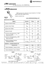 2N964A datasheet pdf Motorola