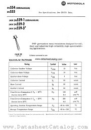 JAN2N559-2 datasheet pdf Motorola