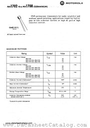 MA1705 datasheet pdf Motorola