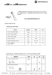 MA286 datasheet pdf Motorola