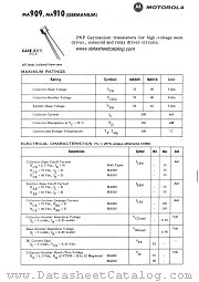MA910 datasheet pdf Motorola