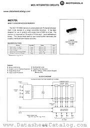 MC1170L datasheet pdf Motorola