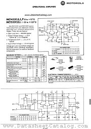 MC1433G datasheet pdf Motorola