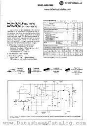 MC1440P datasheet pdf Motorola