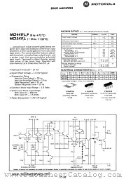 MC1441F datasheet pdf Motorola