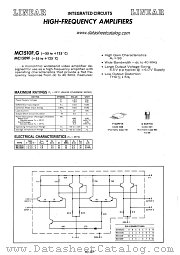 MC1509F datasheet pdf Motorola