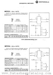 MC1526 datasheet pdf Motorola