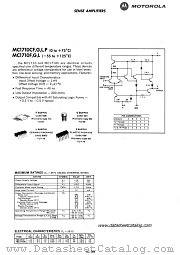 MC1710CL datasheet pdf Motorola