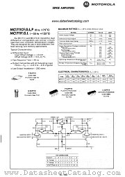 MC1711CG datasheet pdf Motorola