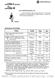 MCR1336-6 datasheet pdf Motorola