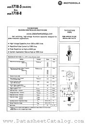 MCR1718-6 datasheet pdf Motorola