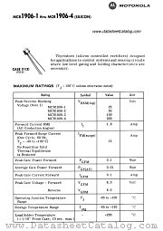 MCR1906-3 datasheet pdf Motorola