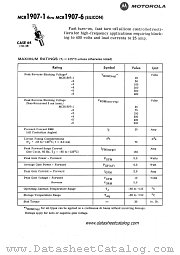 MCR1907-6 datasheet pdf Motorola