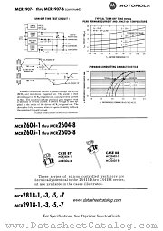 MCR2605-5 datasheet pdf Motorola