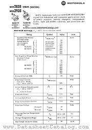 MCR2835-1 datasheet pdf Motorola