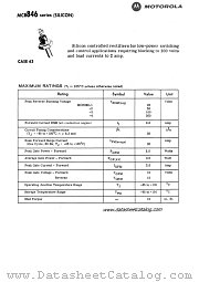 MCR846-2 datasheet pdf Motorola